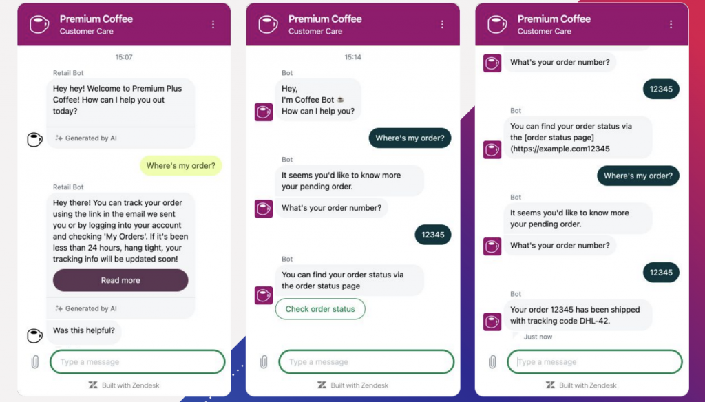 Zendesk AI Agents can be easily customised to meet your needs